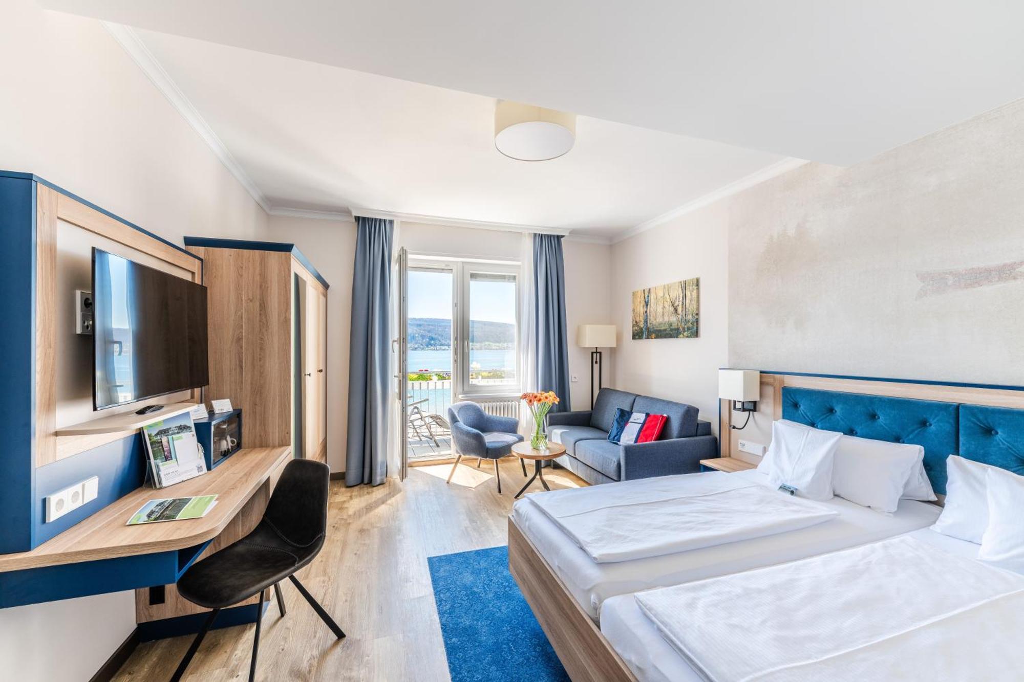 Strandhotel Loechnerhaus Reichenau Buitenkant foto